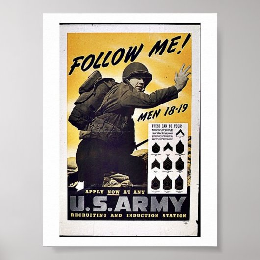 US-Armee Poster (Vorne)
