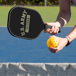 US-Armee-Veteran Veterans America Amerikanische Fl Pickleball Schläger