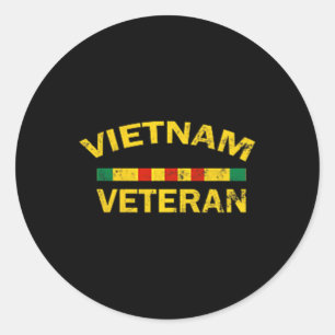 US-Armee Vietnam Veteran Vintagen US-Soldaten Viet Runder Aufkleber