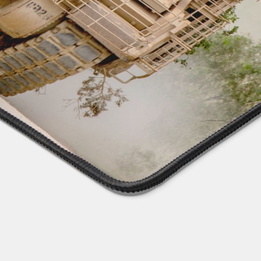 US-ARMORED PERSONAL CARRIER - M2 BRADLEY SCHREIBTISCHUNTERLAGE (Ecke)