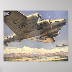 US Army Bomber Poster