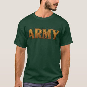 US-Army-T-Shirt mit großem "ARMY" auf der Vorderse T-Shirt