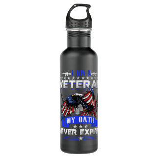 US-ARMY Veteran für Veteran-Tag Geschenk Idee 1 Edelstahlflasche