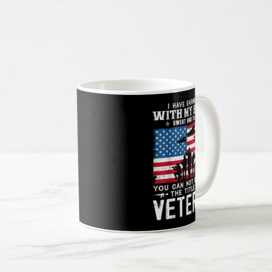 Us Army Veteran You Can Not Inherit The Title Of V Kaffeetasse (VorderseiteRechts)