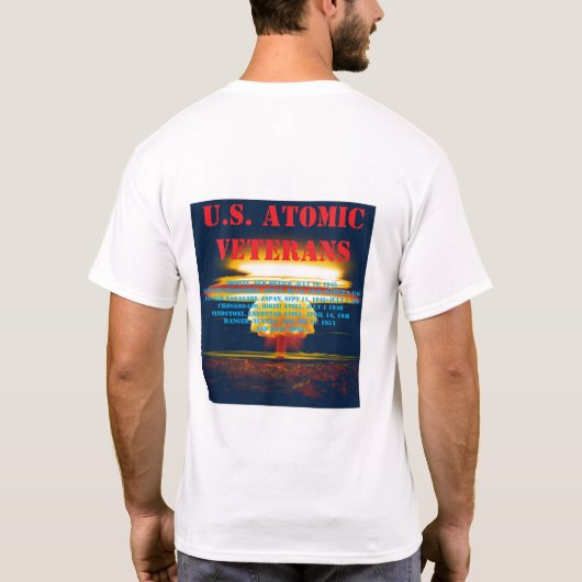 US ATOMIC VETERANS Exposure T - Shirt (Rückseite)