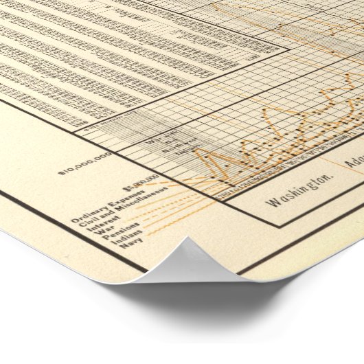 US-Ausgabenanalyse Poster (Ecke)