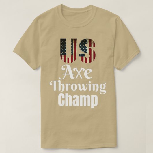 US Ax Throwing Champ Classic T-Shirt (Design vorne)