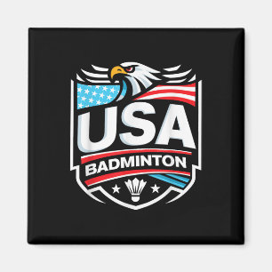 US-Badminton Magnet