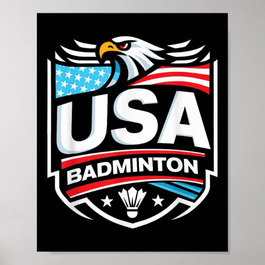 US-Badminton Poster (Vorne)