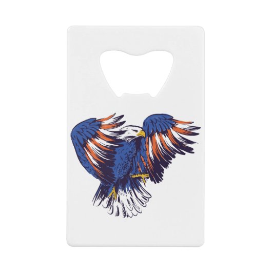 US Bald Eagle Geldbeutel Flaschenöffner (Vorderseite)
