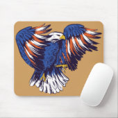 US Bald Eagle Mousepad (Mit Mouse)