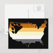 US-Bärenstolz Postkarte (Vorne/Hinten)