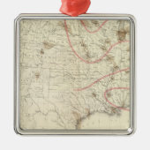 US-Barometer Silbernes Ornament (Vorne)