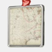 US-Barometer Silbernes Ornament (Links)