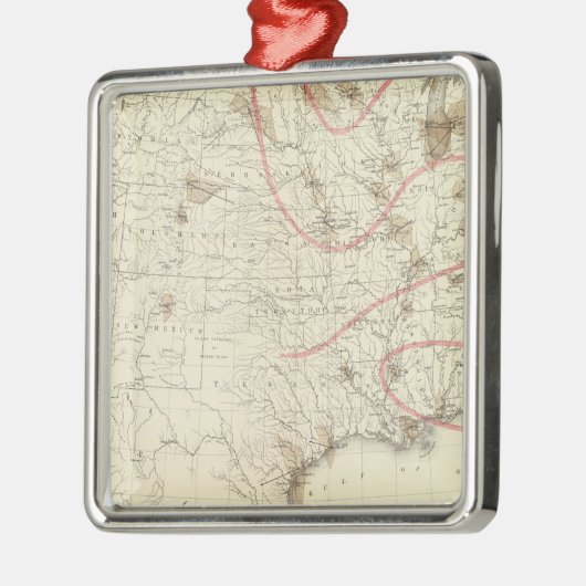 US-Barometer Silbernes Ornament (Links)