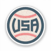 US-Baseballnationalmannschaft Aufkleber (Vorderseite)