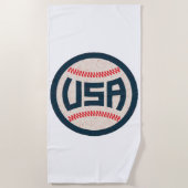 US-Baseballnationalmannschaft Strandtuch (Vorderseite)
