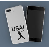 US-Baseballspieler mit Punkt als Kugel Case-Mate iPhone Hülle
