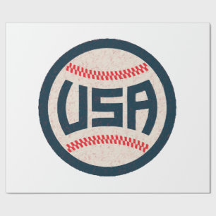 US-Baseballteam Geschenkpapier