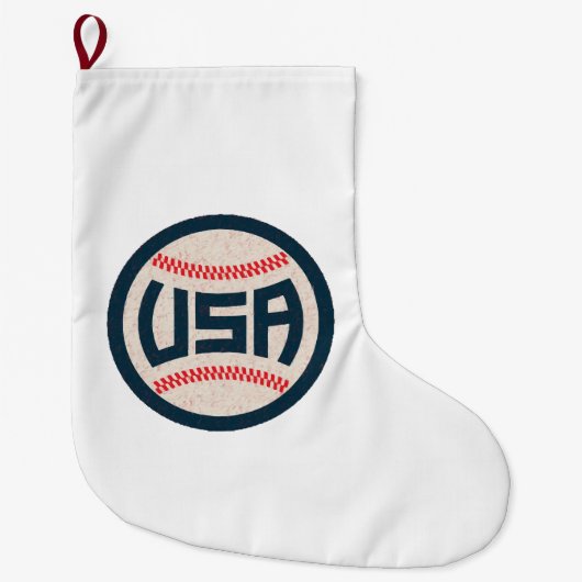US-Baseballteam Großer Weihnachtsstrumpf (Vorderseite)