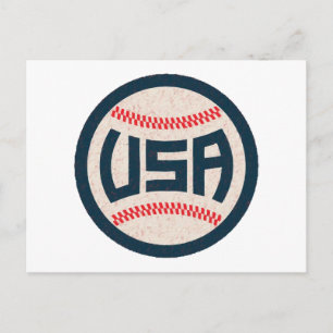 US-Baseballteam Postkarte