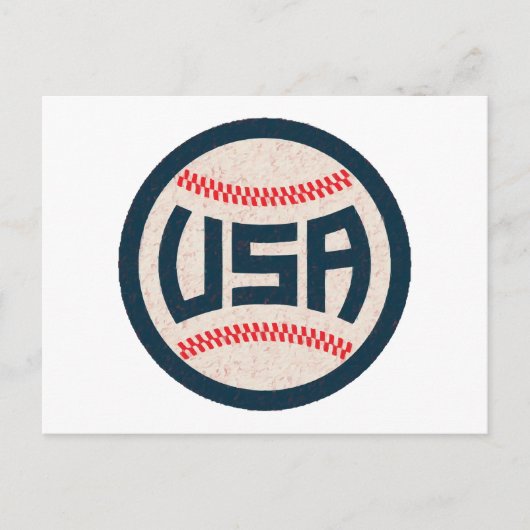 US-Baseballteam Postkarte (Vorderseite)