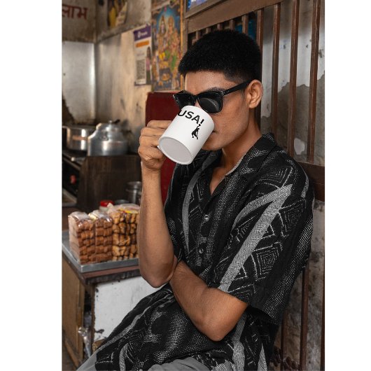 US Basketballspieler Kaffeetasse