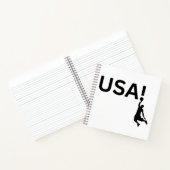 US Basketballspieler Notizblock (Innenseite)