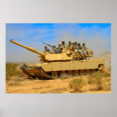 US-BATTANK - M1 ABRAMS POSTER (Vorne)
