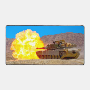 US-BATTANK - M1 ABRAMS SCHREIBTISCHUNTERLAGE
