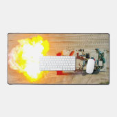 US-BATTANK - M1 ABRAMS SCHREIBTISCHUNTERLAGE (Tastatur & Maus)