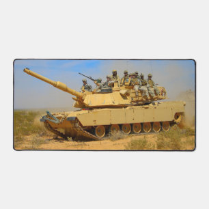 US-BATTANK - M1 ABRAMS SCHREIBTISCHUNTERLAGE