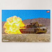 US-BATTLE TANK - M1 ABRAMS (20 x 30 Zoll) Puzzle (Horizontal)