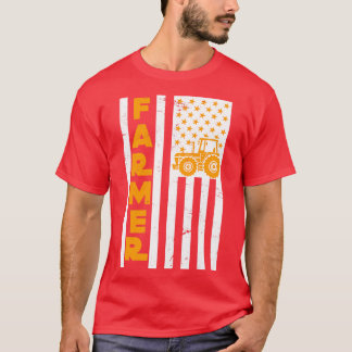 US-Bauer für Flaggen T-Shirt