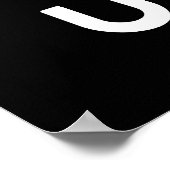 US Bees Funny USB Technical Pun Dark BG Poster (Ecke)