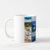US-BEKÄMPFUNG DER LUFTFAHRT "MONTAGE" KAFFEETASSE (Links)
