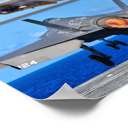 US-BEKÄMPFUNG DER LUFTFAHRT "MONTAGE" POSTER (Ecke)