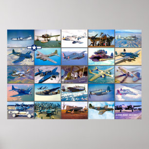 US-BEKÄMPFUNG VON LUFTFAHRZEUGEN - "MONTAGE" DES W POSTER
