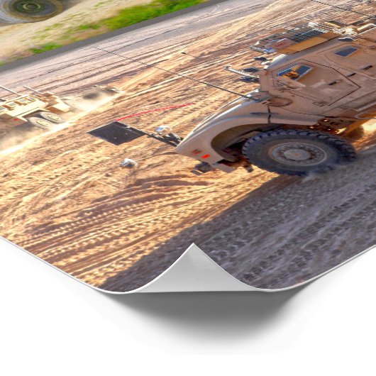 US-BEKÄMPFUNGSARMOR "MONTAGE" POSTER (Ecke)