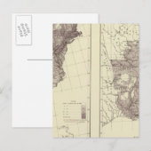 US-Bevölkerung 1830-1840 Postkarte (Vorne/Hinten)