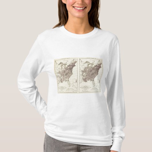 US-Bevölkerung 1830-1840 T-Shirt (Vorderseite)