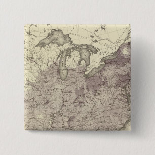 US-Bevölkerung 1850 Button