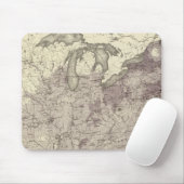 US-Bevölkerung 1850 Mousepad (Mit Mouse)