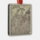 US-Bevölkerung 1850 Ornament Aus Metall (Rechts)