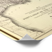 US-Bevölkerung 1850 Poster (Ecke)