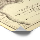 US-Bevölkerung 1860 Poster (Ecke)