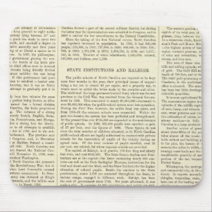 US-Bevölkerung nach Höhe, 1880-1890 Mousepad