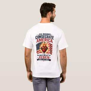 US-Bischöfe weihen Amerika dem Heiligen Herzen Pat T-Shirt