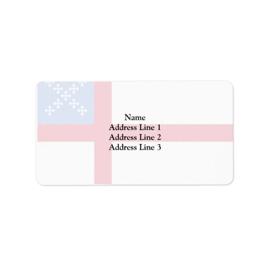 US Bischofskirche, religiös Adressaufkleber (Vorne)