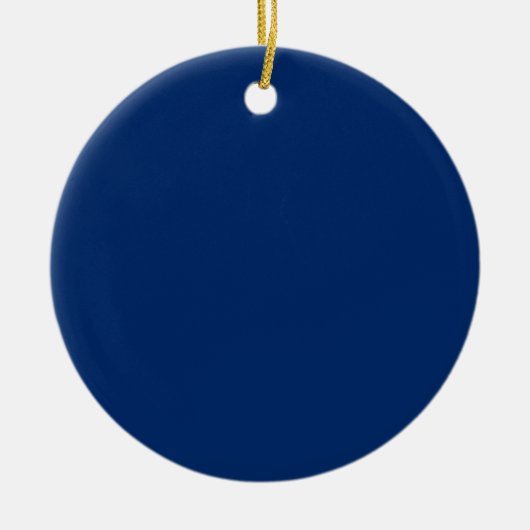 US Blau Keramikornament (Vorne)
